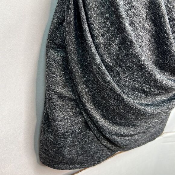 Zara W & B Gray ruched dress size Medium EUC - Picture 7 of 11
